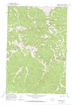 Caribou Peak USGS topographic map 47112b5