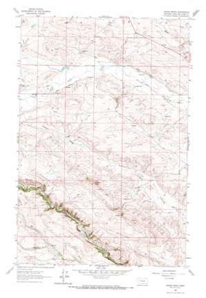 Krone Ranch topo map