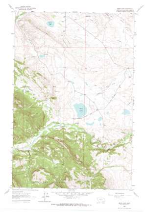 Bean Lake USGS topographic map 47112c4