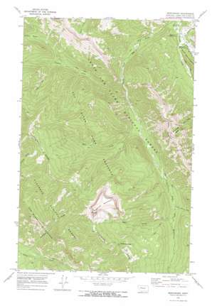 Benchmark USGS topographic map 47112d8
