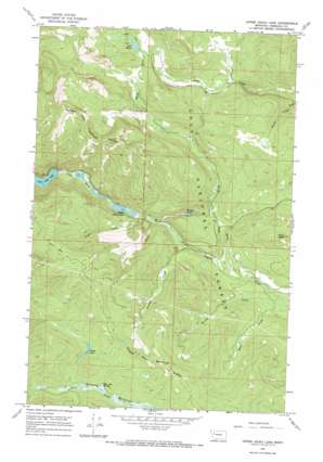 Upper Jocko Lake USGS topographic map 47113b6