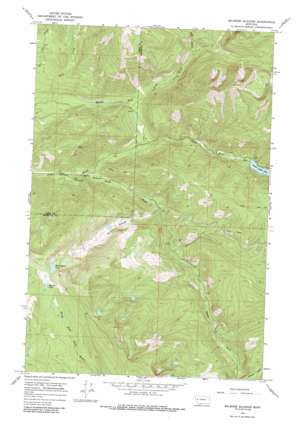 Belmore Sloughs topo map