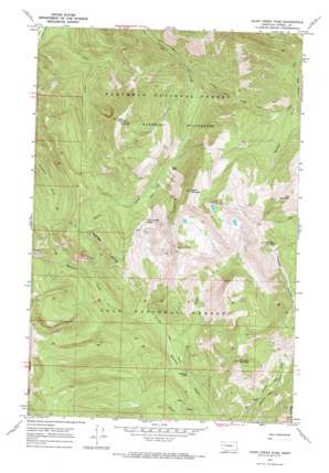 Hahn Creek Pass USGS topographic map 47113c2