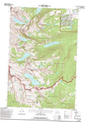 Gray Wolf Lake USGS topographic map 47113c7