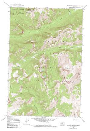 Slategoat Mountain USGS topographic map 47113f1