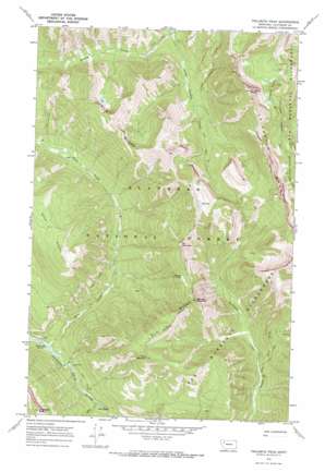 Gable Peaks USGS topographic map 47113h2
