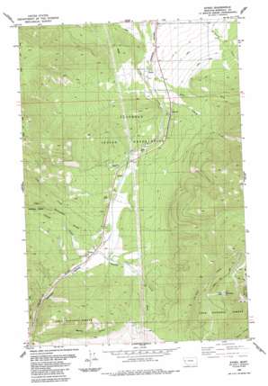 Evaro USGS topographic map 47114a1
