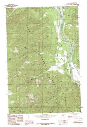 Lozeau USGS topographic map 47114a7