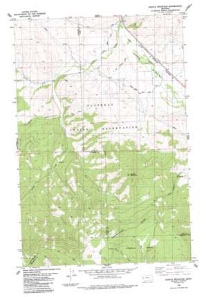 Saddle Mountain USGS topographic map 47114b2