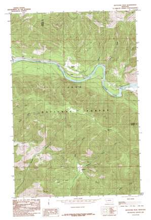 Keystone Peak USGS topographic map 47114c8