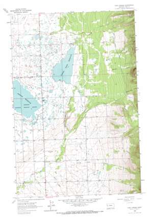 Fort Connah topo map