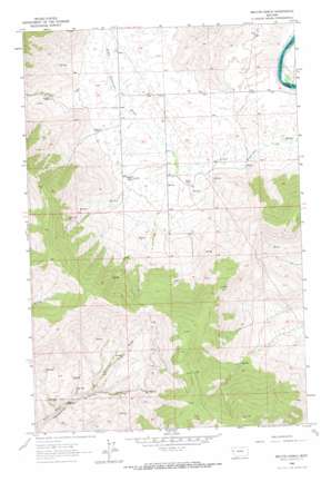 Melton Ranch topo map