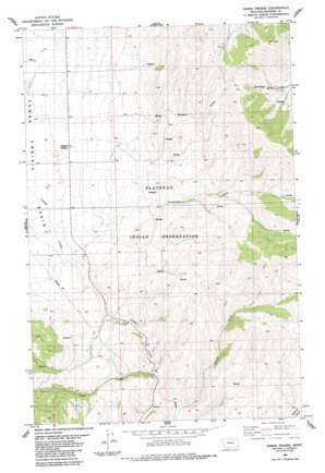 Camas Prairie USGS topographic map 47114d5