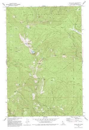 Widow Mountain USGS topographic map 47115a8