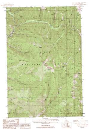 Shefoot Mountain topo map