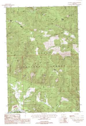 De Borgia North USGS topographic map 47115d3