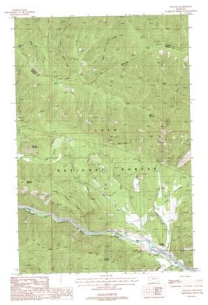 Haugan USGS topographic map 47115d4