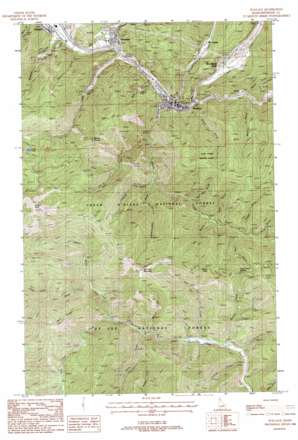 Wallace USGS topographic map 47115d8