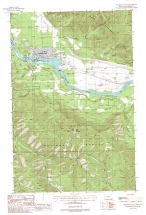 Thompson Falls USGS topographic map 47115e3