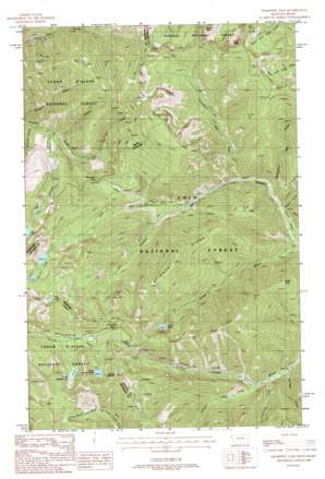 Thompson Pass topo map