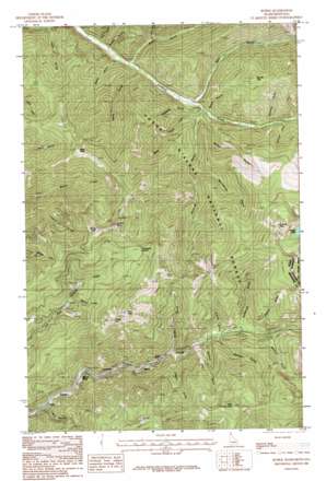 Burke topo map