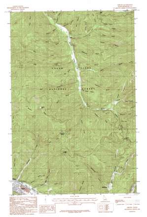 Osburn USGS topographic map 47115e8