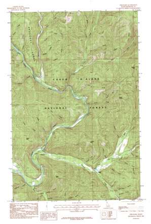 Prichard USGS topographic map 47115f8