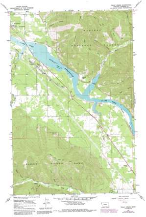 Trout Creek USGS topographic map 47115g5
