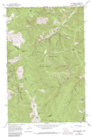 Bloom Peak USGS topographic map 47115g7