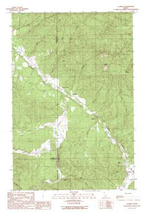 Clarkia USGS topographic map 47116a3