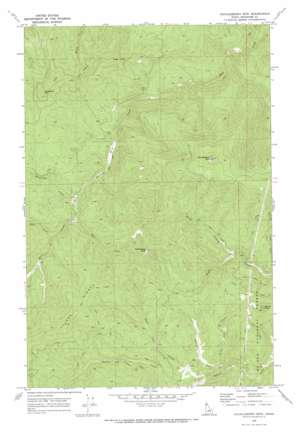 Huckleberry Mountain USGS topographic map 47116b2