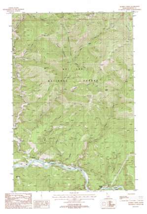 Marble Creek topo map