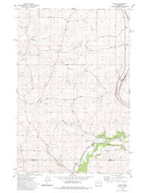 Plaza USGS topographic map 47117c4