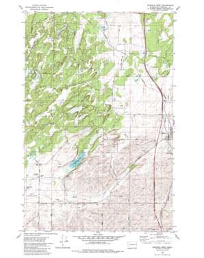 Spangle West USGS topographic map 47117d4