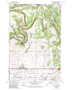 Airway Heights topo map