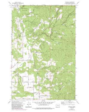 Foothills topo map