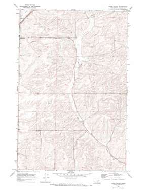 Lords Valley topo map