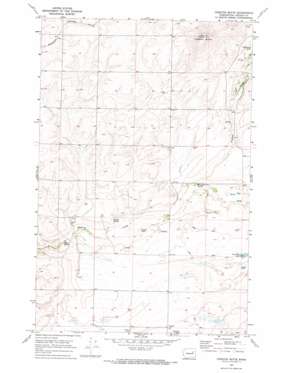Creston Butte topo map