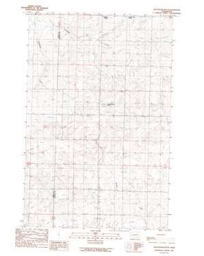 Jack Woods Butte topo map