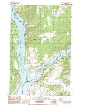 Fort Spokane USGS topographic map 47118h3