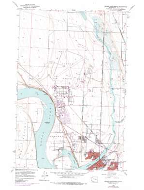 Moses Lake North USGS topographic map 47119b3