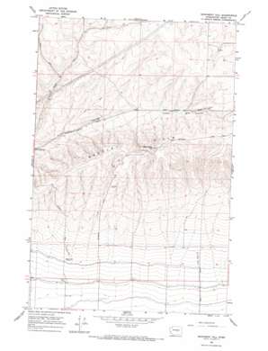 Monument Hill topo map