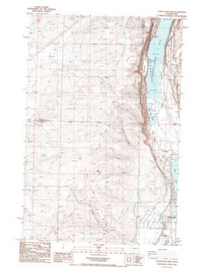 Little Soap Lake USGS topographic map 47119d5