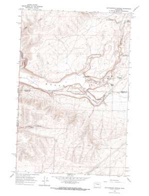 Rattlesnake Springs topo map