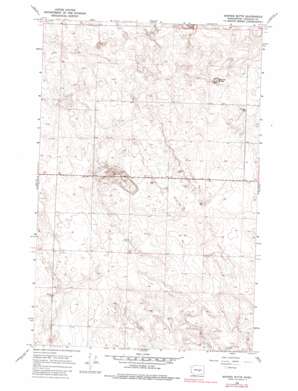 Barnes Butte topo map