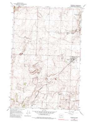 Mansfield topo map