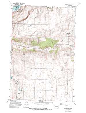 Coleman Hill topo map