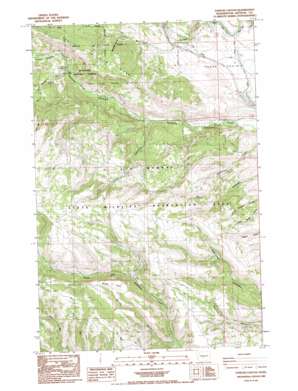 Taneum Canyon USGS topographic map 47120a7
