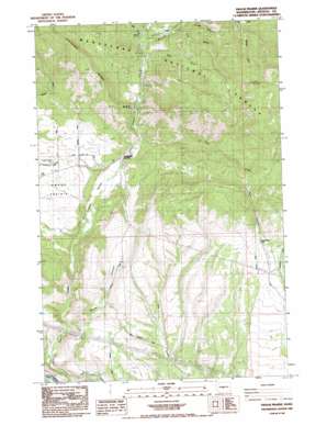 Swauk Prairie topo map