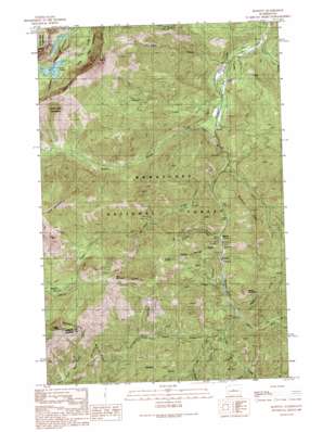 Blewett USGS topographic map 47120d6